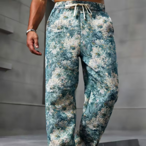 Men's Floral Print Chamomile Pants